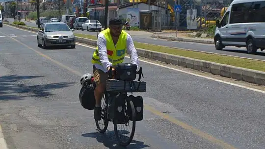 Türkiye Turuna Çıkan Kazak Bisikletçi Fethiye'de