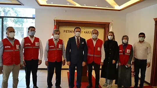 Başkan Tuna'dan, Kaymakam Fırat'a ziyaret