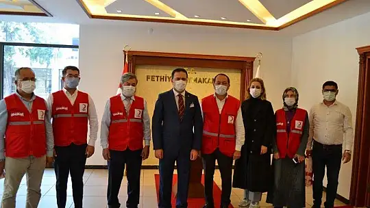 Başkan Tuna'dan, Kaymakam Fırat'a ziyaret