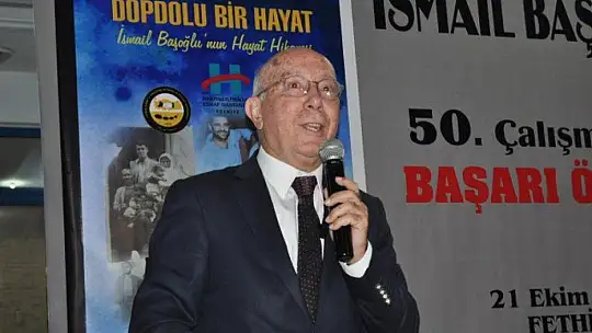 BAŞOĞLU'NUN HAYATI BAŞARI ÖDÜLÜNE LAYIK GÖRÜLDÜ 
