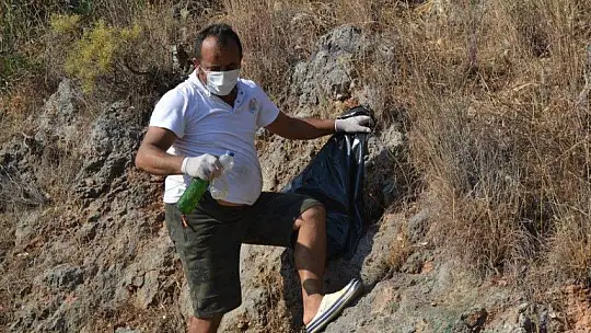 Ölüdeniz'de Bayram Sonu Çevre Temizliği Yapıldı