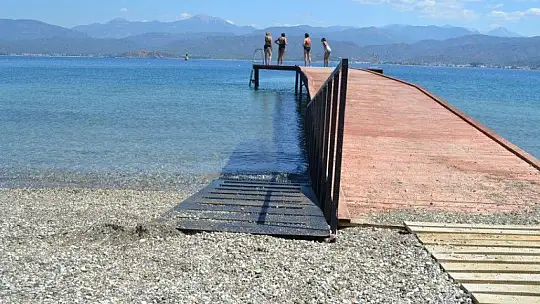 Büyük Samanlık plajı hizmete açıldı