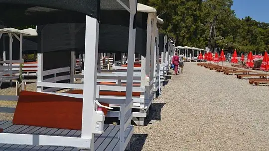 Büyük Samanlık plajı hizmete açıldı