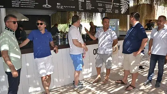 Ölüdeniz Kumburnu Plajı'na Başkanlardan 'Hayırlı Olsun' Ziyareti