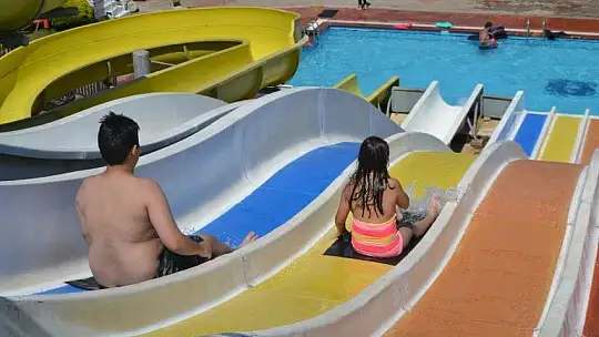 Aquapark'ta eğlencenin suyunu çıkardılar