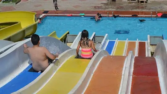 Aquapark'ta eğlencenin suyunu çıkardılar