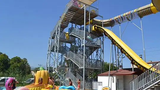 Aquapark'ta eğlencenin suyunu çıkardılar