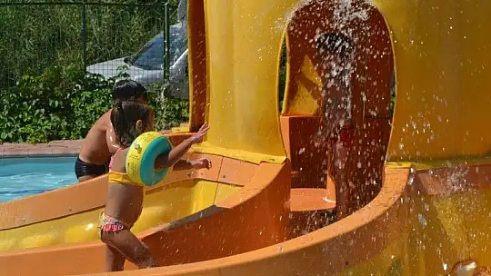 Aquapark'ta eğlencenin suyunu çıkardılar