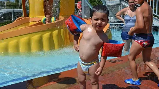 Aquapark'ta eğlencenin suyunu çıkardılar