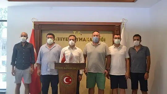 Başkan Kökten'den, Kaymakam Fırat'a iadeyi ziyaret