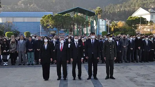 Fethiye'de 10 Kasım