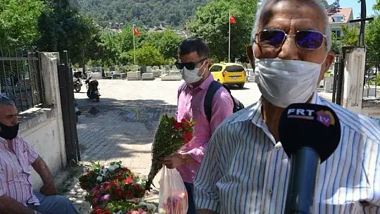 Mezar ziyaretlerinde herhangi bir yoğunluk yaşanmadı