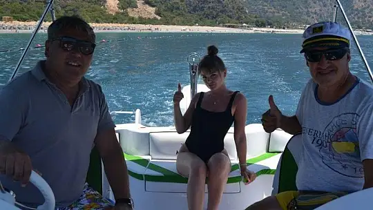 Ölüdeniz'de deniz taksiye yoğun ilgi