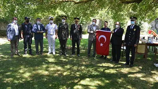 Kaymakam Fırat'tan, 15 Temmuz Gazisi Aybey'e ziyaret