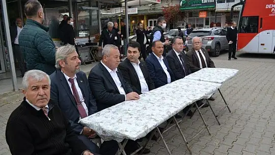 Uysal ve Enginyurt sebze halini ziyaret etti