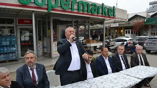 Uysal ve Enginyurt sebze halini ziyaret etti