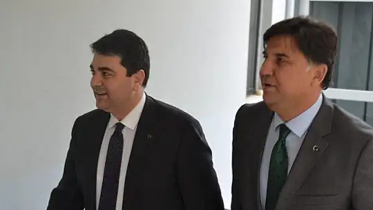 Başkan Karaca'dan DP Genel Başkanı'na karşılama töreni