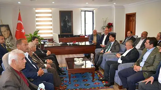 Başkan Karaca'dan DP Genel Başkanı'na karşılama töreni