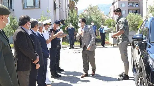 Kaymakamdan Şehit Ailelerine Bayram Ziyareti