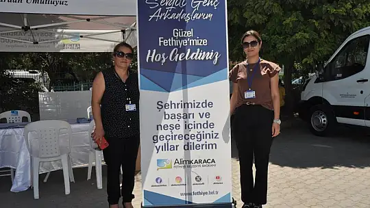 Fethiye Belediyesi öğrencilerin yanında