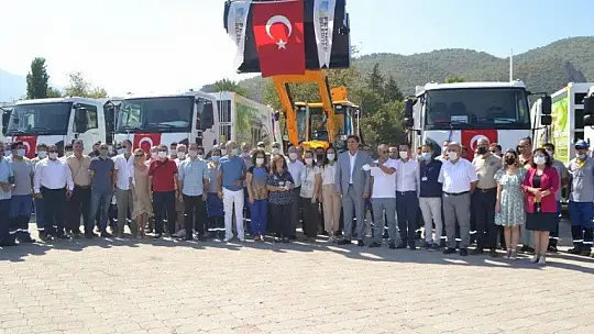 Fethiye Belediyesi araç filosuna 38 adet yeni araç kattı