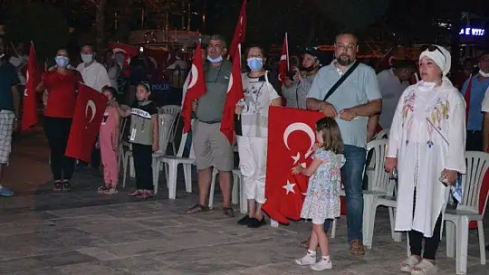 Fethiye'de 15 Temmuz Demokrasi Ve Milli Birlik Günü Anma Programı Düzenlendi