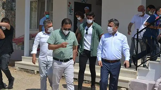 Kaymakam Fırat, 'Şehit Fuat Demir Belenpınar Cami'nde incelemelerde bulundu