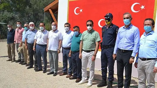 Kaymakam Fırat, 'Şehit Fuat Demir Belenpınar Cami'nde incelemelerde bulundu