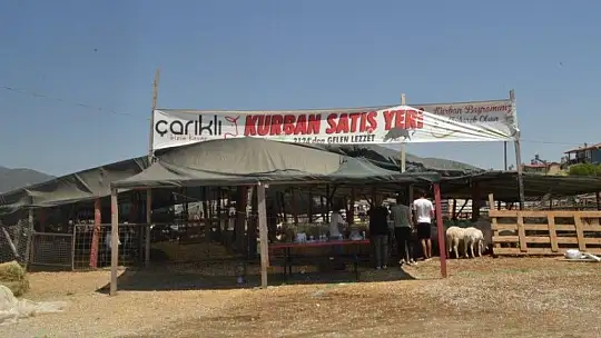 Çarıklı Kasap hayvan pazarında yerini aldı