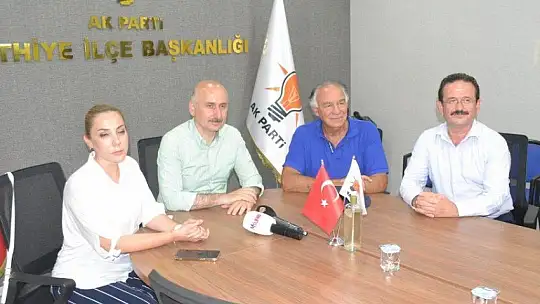 Ulaştırma Bakanı Karaismailoğlu, AK Parti Fethiye teşkilatını ziyaret etti