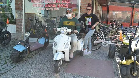 Pandemi döneminde kiralık bisiklete yoğun ilgi