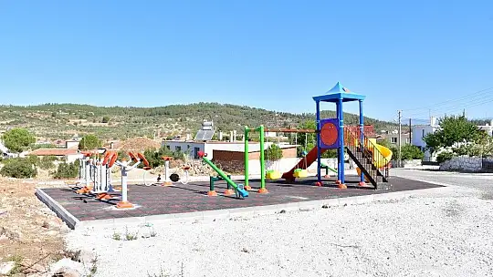 Yatağan Belediyesi'nden 16 noktada çocuk oyun grubu