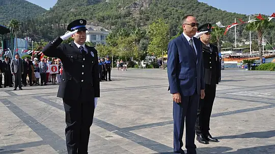 30 Ağustos Zafer Bayramı Fethiye'de Törenle Kutlandı