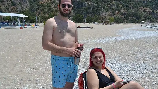 Kısıtlamanın ardından, yerli vatandaşlarda denize kavuştu