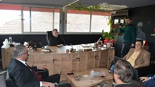 Büyük Birlik Partisi'nden Başkan Karaca ve SED Medya'ya  Ziyaret