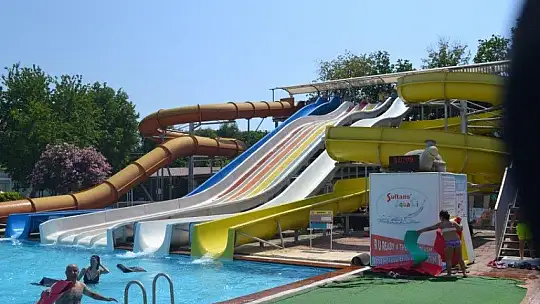 Aquapark'ta eğlencenin suyunu çıkardılar