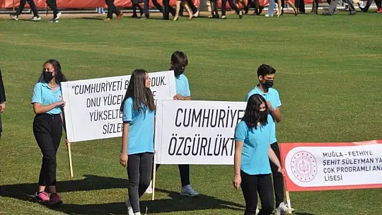 Fethiye'de Cumhuriyet Bayramı Coşkuyla Kutlandı