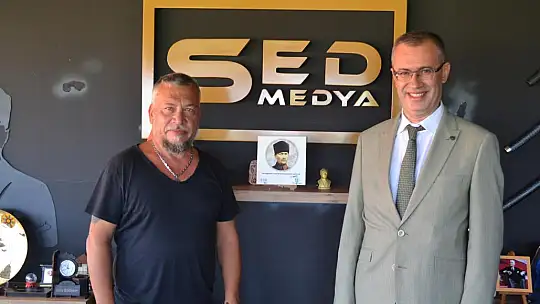 Kaymakam Ertaş SED Medya'yı Ziyaret etti