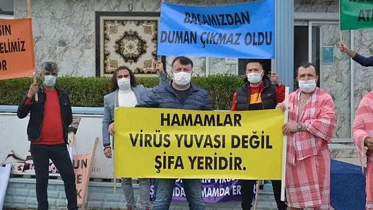 Hamam işletmecilerinden basın açıklaması