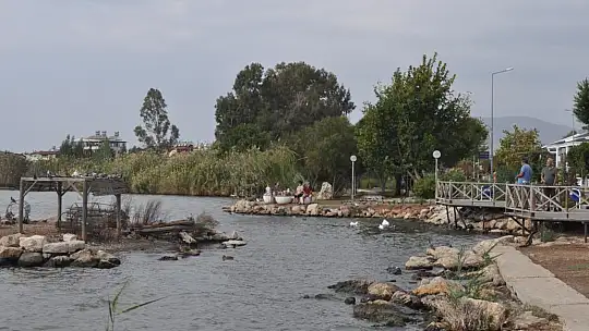 Fethiye Ördek Adası'nda Renkli Görüntüler