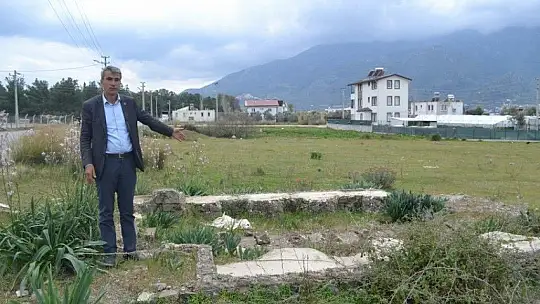 Mahallesindeki sarnıçların restore edilmesini istedi