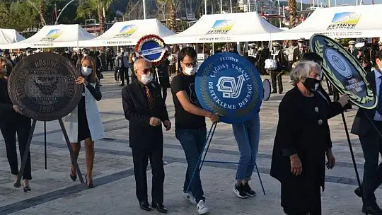 Fethiye Atatürk'ü saygı ve özlemle andı