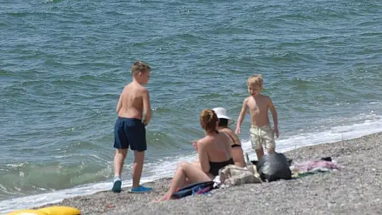 Çalış Plajı'nda çalışmalar devam ediyor