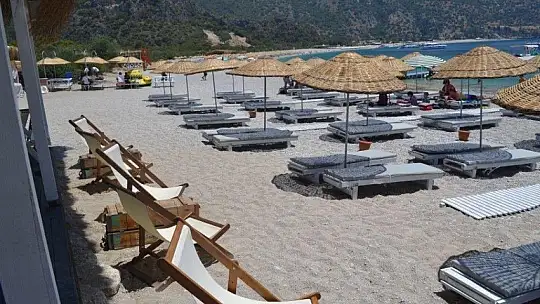 Ölüdeniz Kumburnu Plajı, beş yıldızlı plajları aratmıyor