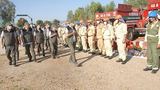 Yangın ekiplerine işbaşı eğitim tatbikatı