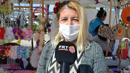 Kadınlar çalışmaya ve üretmeye devam ediyor