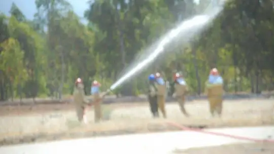 Yangın ekiplerine işbaşı eğitim tatbikatı