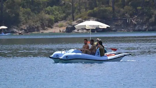 Ölüdeniz Kumburnu Plajı, beş yıldızlı plajları aratmıyor