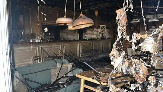 Fethiye'de Kafe Restoran'da yangın