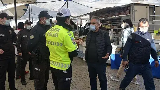 Salı Pazarı'nda denetleme gerçekleştirdiler